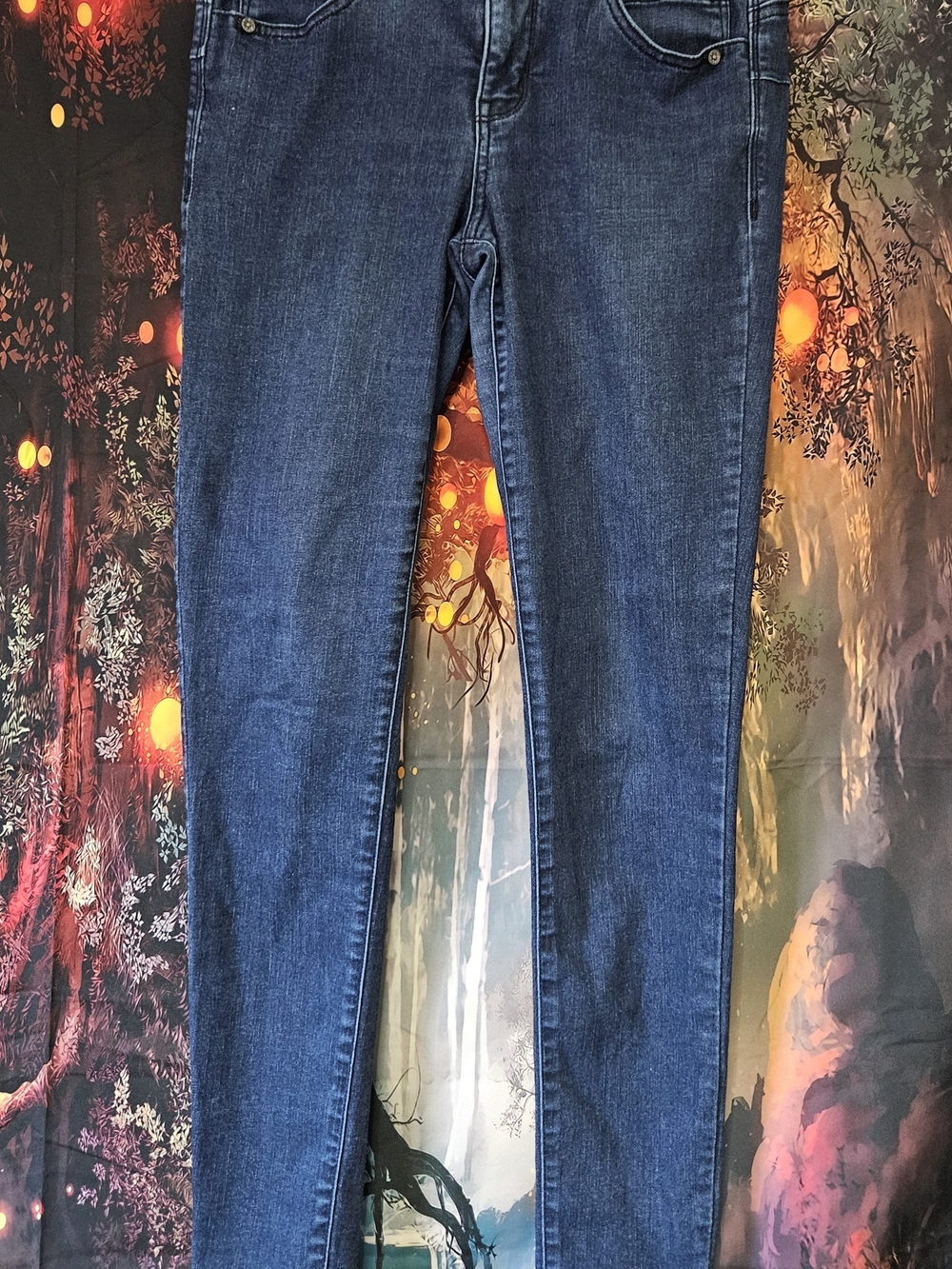 Democracy Ab Solution Women's Skinny Jeans in Dark Blue Denim